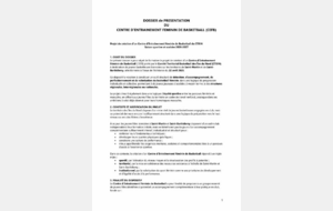 Création du Centre d’Entraînement Féminin de Basketball